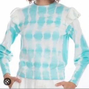 NWT Generation Love New York Colette Blue Tie Dye Sweater - Size XL